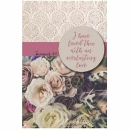 COOLCOLLECTIBLES Bulletin-Wedding-I Have Loved Thee - Jeremiah 31-3 KJV, 100PK CO3327385